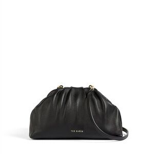 Ted Baker DORIEEN Mini Gathered Slouchy Clutch  Black